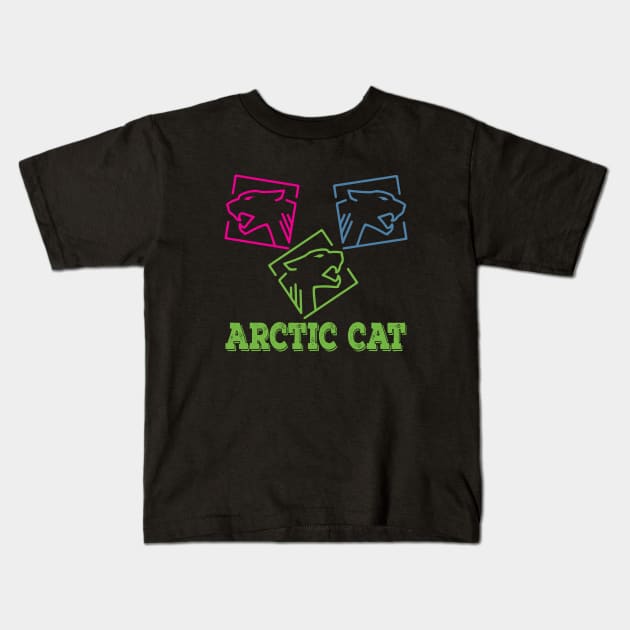 Arctic Cat Kids T-Shirt by SurpriseART